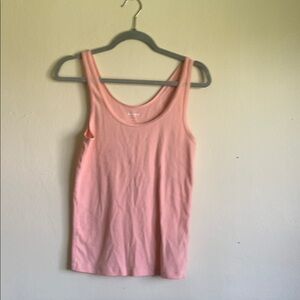 Old Navy Pink Fitted Sleeveless Tank Top
